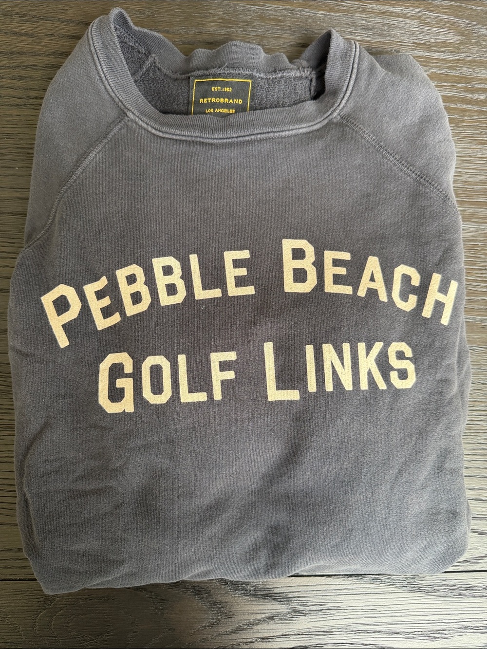 Pebble Beach Golf Links Crewneck Sweatshirt - charcoal Gray
